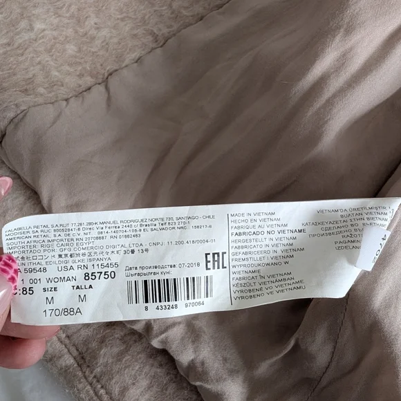 Mango | Teddy Sherpa Style Cocoon Coat - Picture 4 of 11